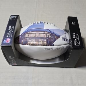NFL Full Size Football North Rexas - White and Blue